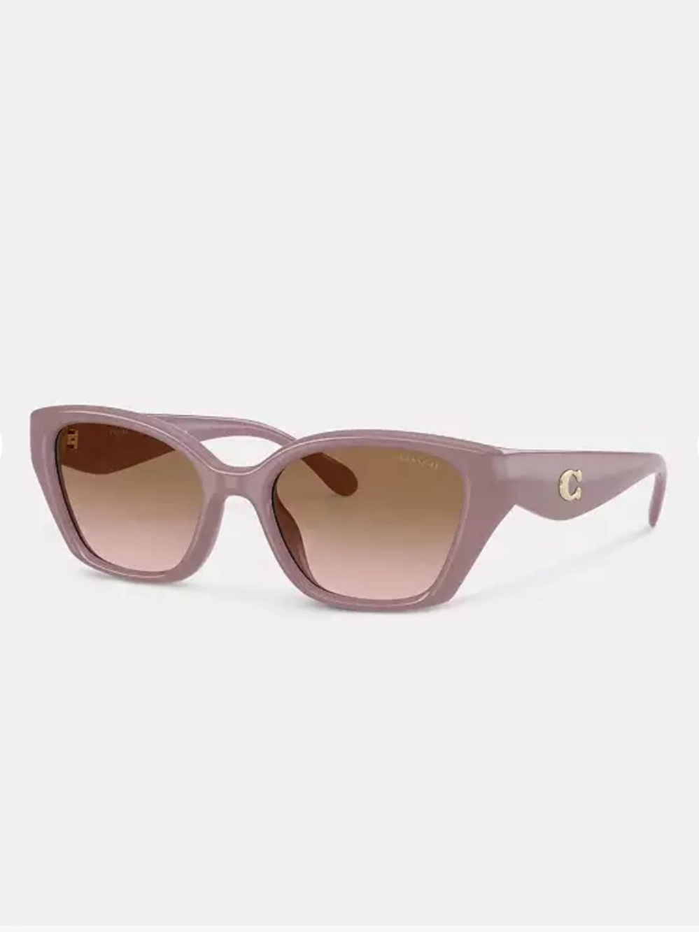 Coach C Hardware Square Cat Eye Sunglasses